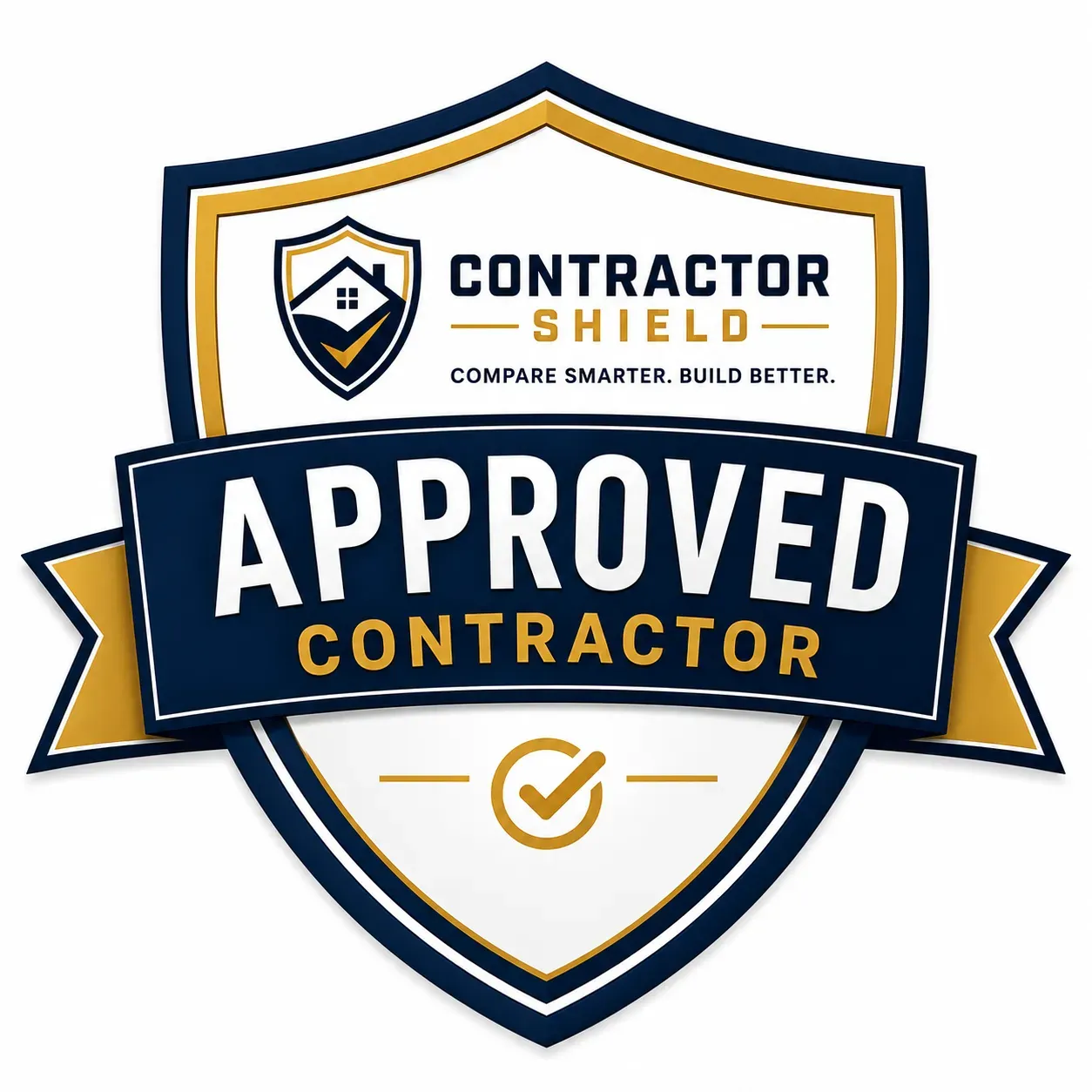 Contractor Shield approved contractor badge