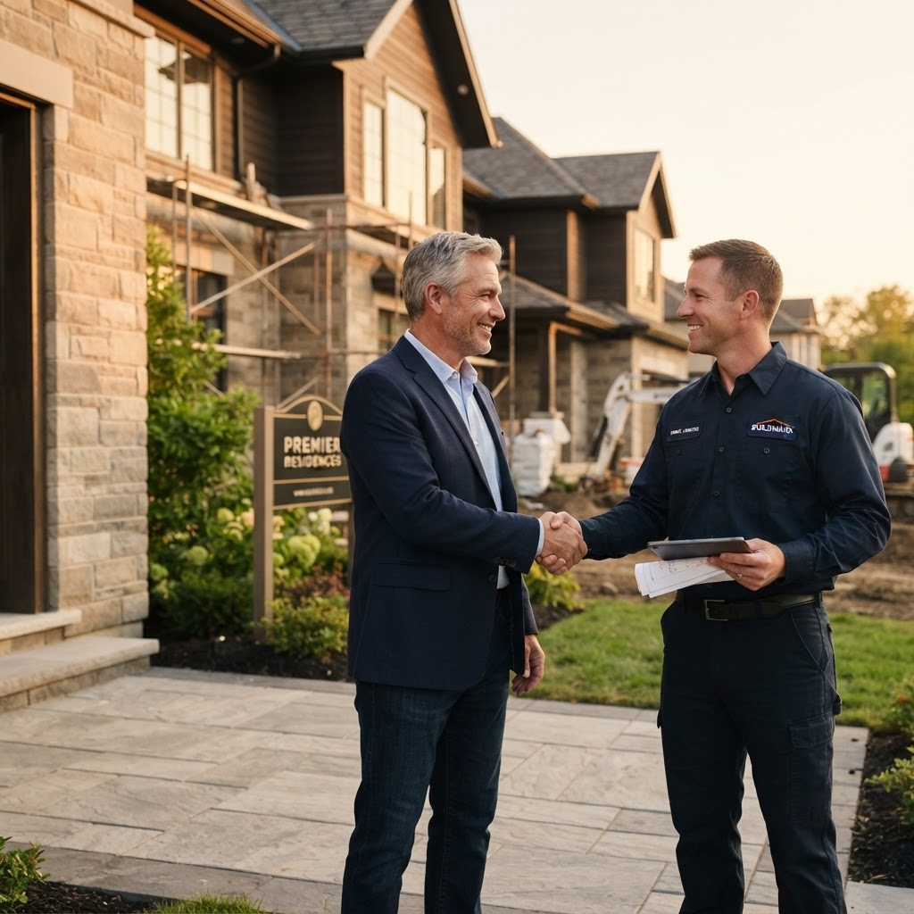 A Contractor Shield advocate shaking hands with an East Tennessee homeowner
