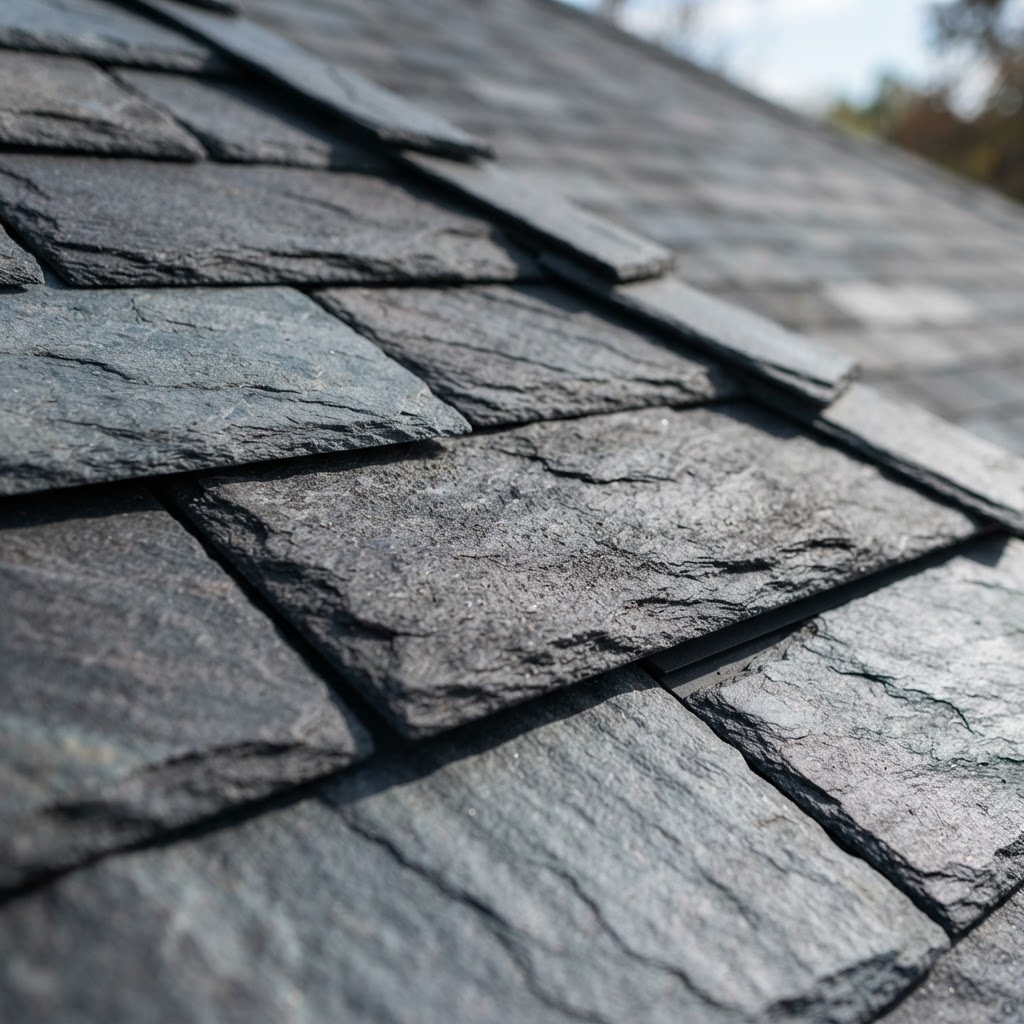 Premium / Designer roofing material close-up