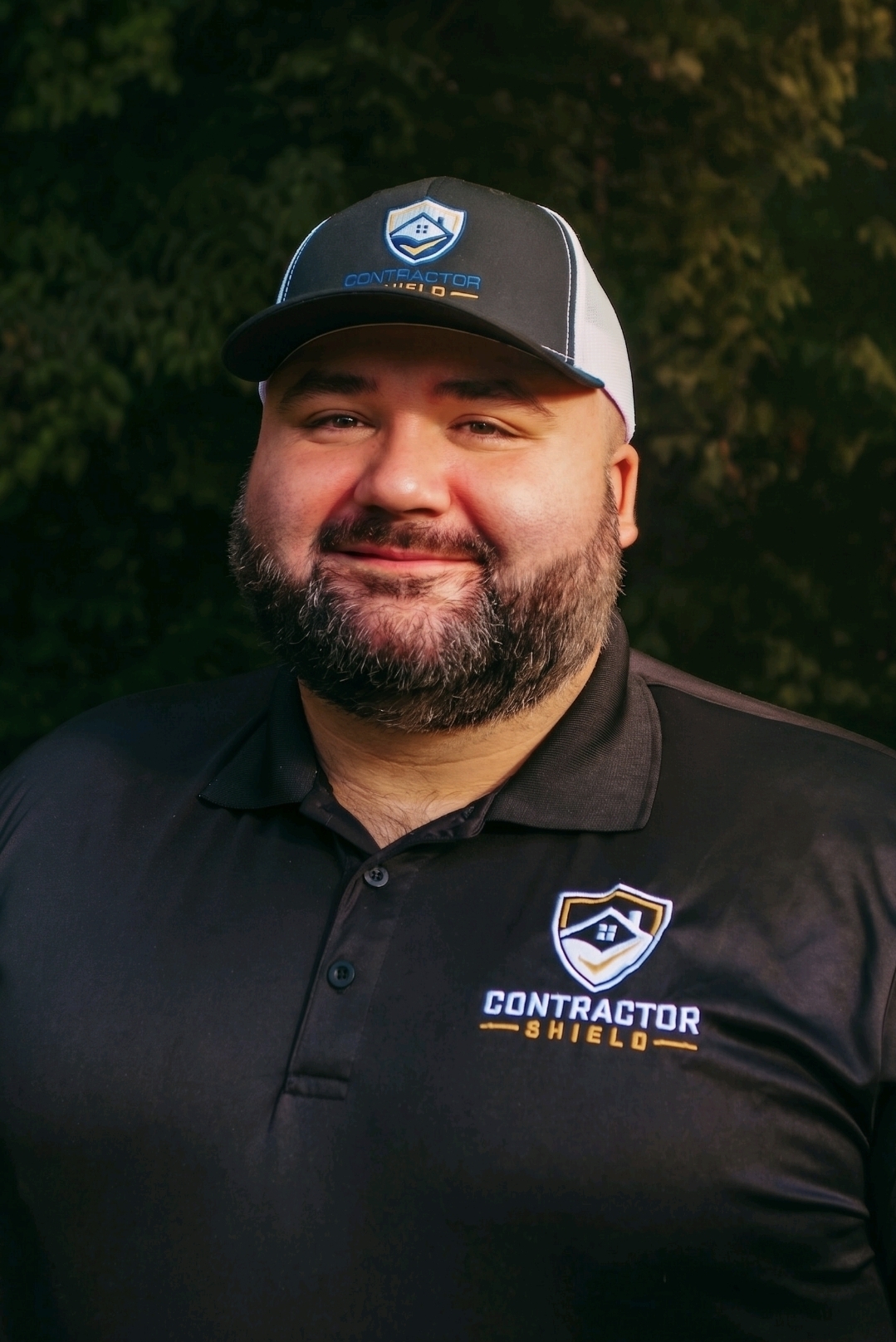 Portrait of Alex Lichtfuss, Contractor Shield