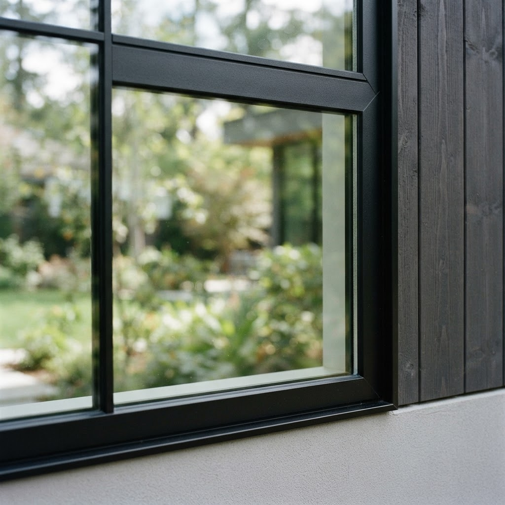 Fiberglass windows & doors material close-up